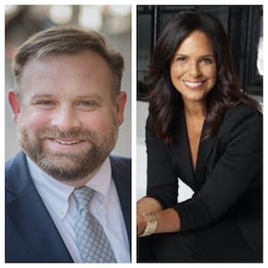 L to R: Cory Mason, the mayor of Racine; Soledad O'Brien, Journalist 