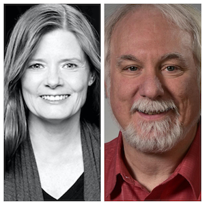 L to R: Holly Stanfield, Theater Director at Bradford High School; James Schatzman, Artistic Director of the Choral Arts Society 