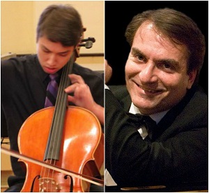 Cellist Matthew Urdry (Left); Pianist David Newman (Right) 